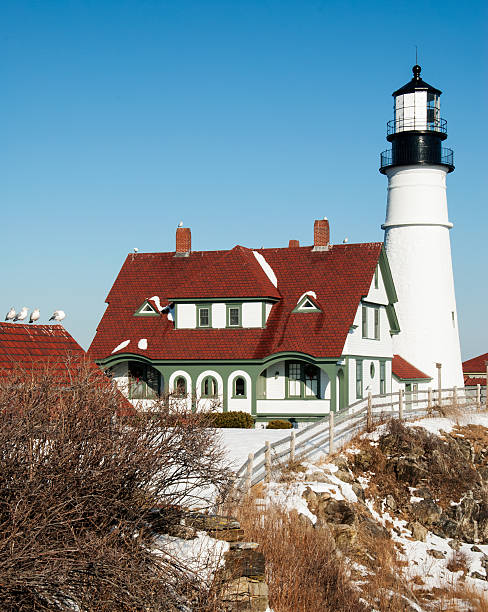 Portland Head Lighthouse stock photo