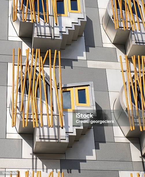 Foto de Parlamento Escocês Janela Closeup De e mais fotos de stock de Arquitetura - Arquitetura, Edimburgo, Moderno