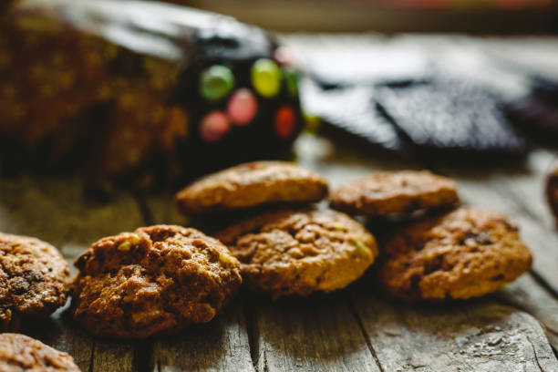 Chocolate chip cookies and other sweets for kids on vacation.
