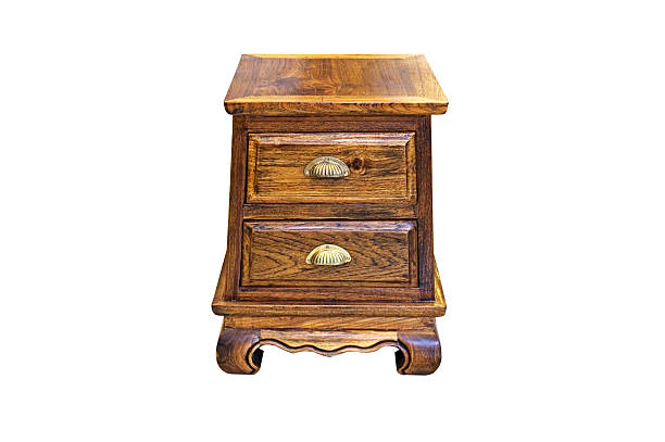 istock Small wooden cabinet isolated 170624798
