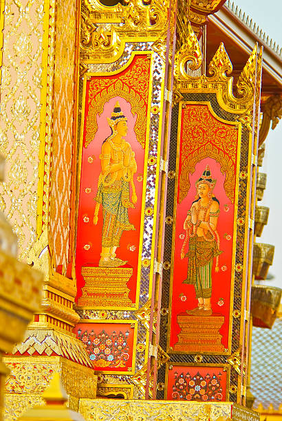The cremation The cremation of Thai Royal family sumeru stock pictures, royalty-free photos & images