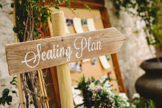 istock Wooden signposts at events and weddings 1706283262