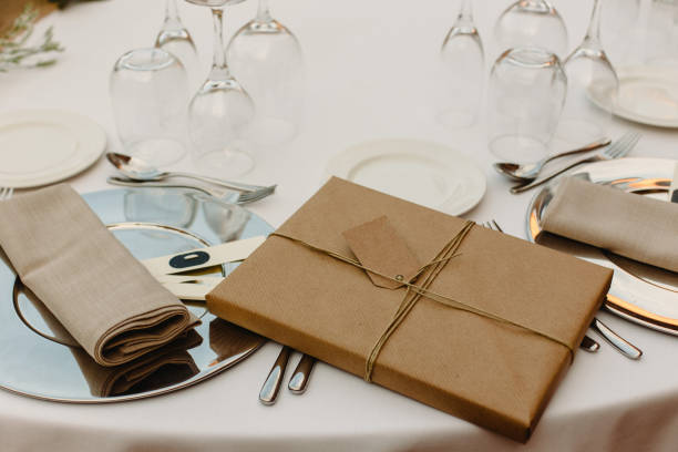 istock Envelopes with empty vintage labels to fill. 1706285518