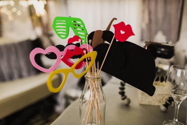 istock Decoration objects for events and weddings in rural and retro style. 1706291051