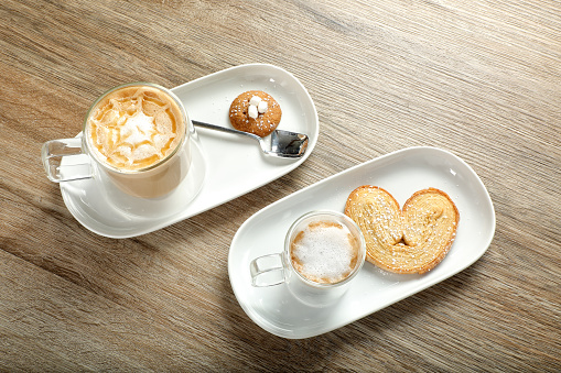 Cappuccino and Macchiato Coffee serving size