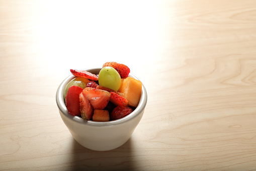 Close up fruit bowl