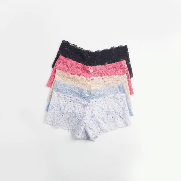 istock Ladies lingerie underwear set on a white background 1706368367