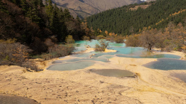 istock Azalea Pond in Autumn, Huanglong, China 1706368908