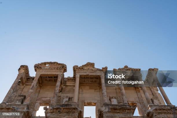 Celcus Library In Ephesus Stock Photo - Download Image Now - Amphitheater, Anatolia, Ancient
