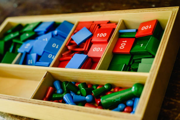 istock Wooden box with numbers to teach mathematics 1706405323