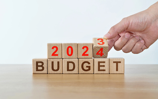 Number 2023 change to 2024 with word budget on the table