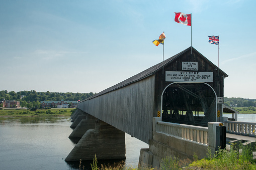 Hartland Covered Bridge is recognized as National Historic Sites of Canada