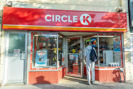 Toronto Ontario, Canada- September 28th, 2023: The exterior of Circle K convenience store