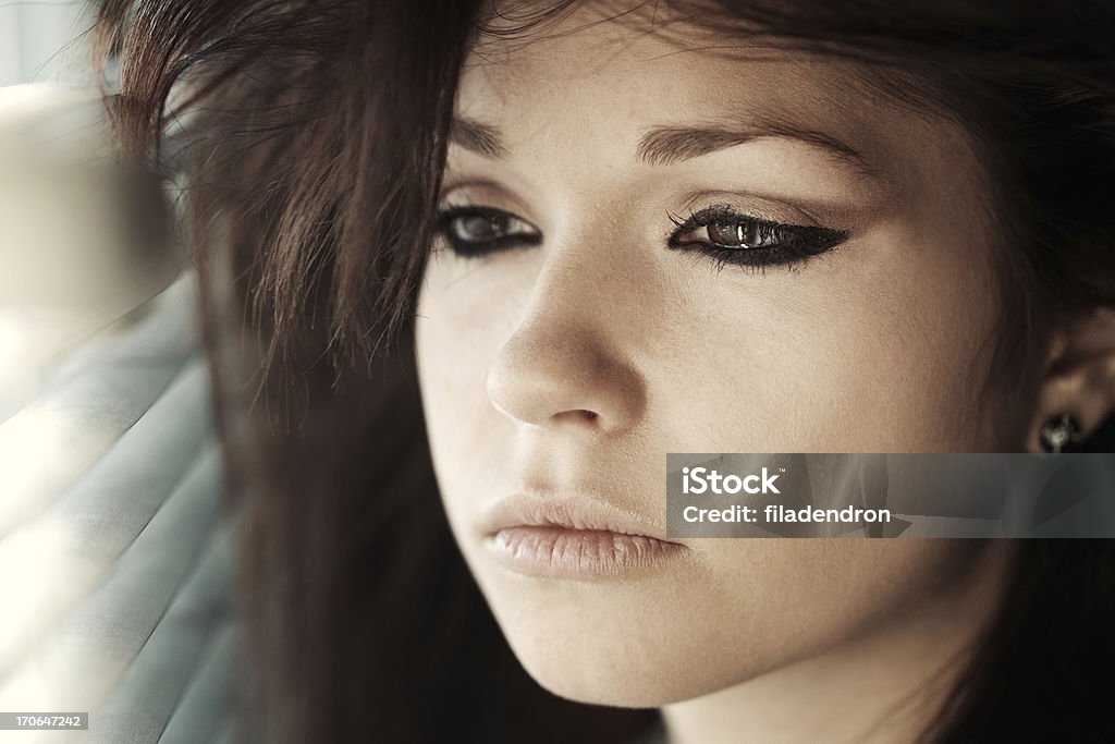 Menina chorando - Foto de stock de Adolescente royalty-free