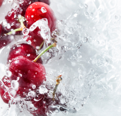 Cherries splash