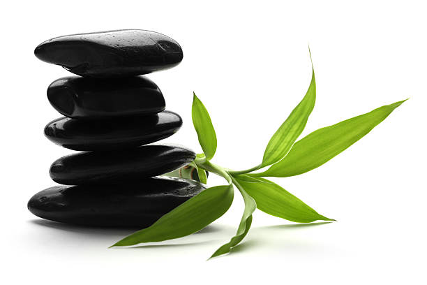 istock Massage Stones and Bammboo with Clippng Path 170647743