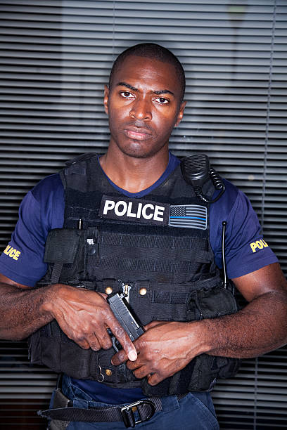 istock Police officer in tactical suit 170648359