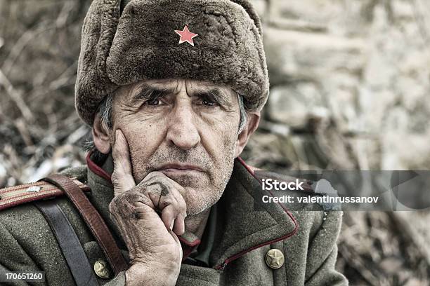 Wwii Officer Stock Photo - Download Image Now - Soviet Military, Russian Culture, 1940-1949