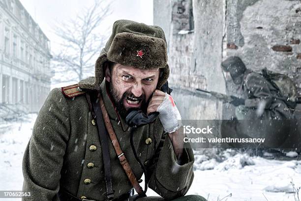 Foto de Diretor Da Segunda Guerra Mundial e mais fotos de stock de Exército Soviético - Exército Soviético, Batalha - Guerra, Volgogrado