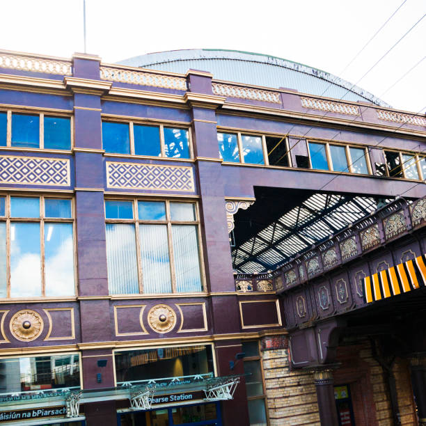 Pearse railway station in downtown Dublin the capital of Ireland.