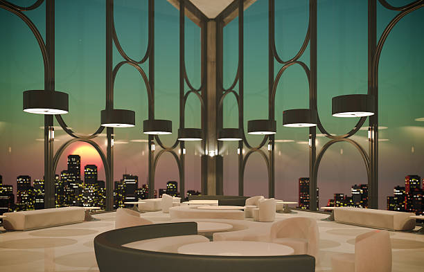 istock Modern Lobby Above City 170652898
