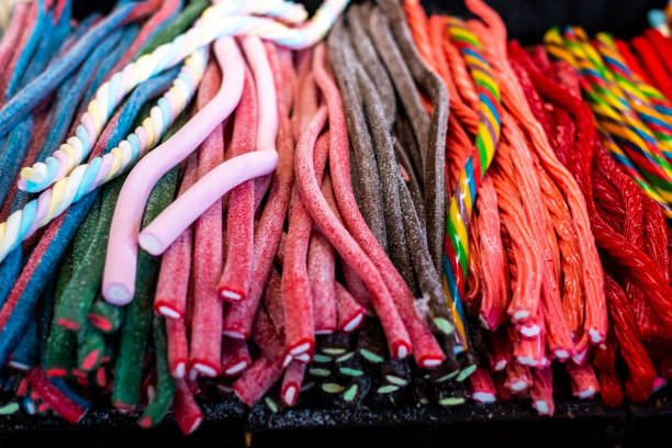istock Colorful candies with elongated shapes 1706579922