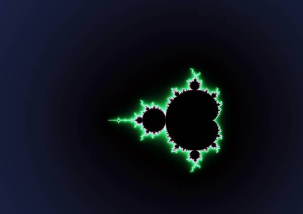 3d generated fractal artwork for creative art, design with black background.