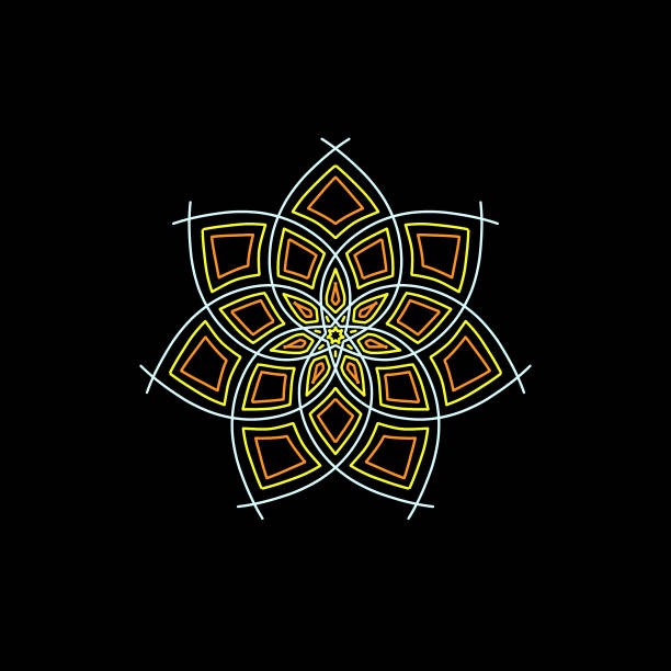 3D illustration of mandala