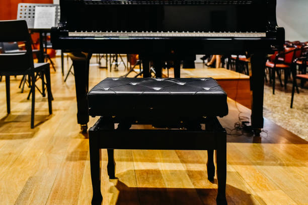 istock Stool of a piano. 1706805786