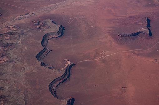 Monument Valley from 11000 feet Above,USA.