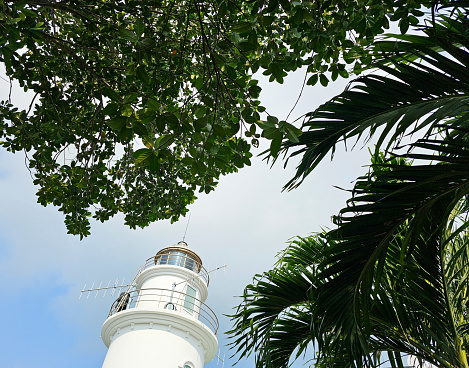 Cape Florida Lighthouse, Key Biscayne, Miami, Florida, USA