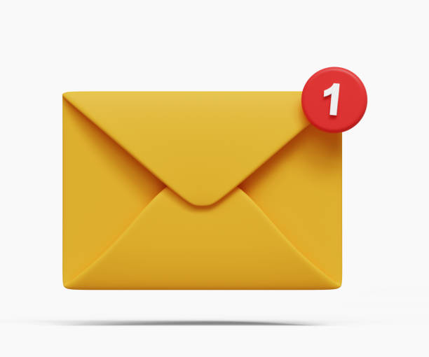 istock 3D mail icon. Online chatting icon. Message notification. Email envelope icon. 3d illustration 1707178804