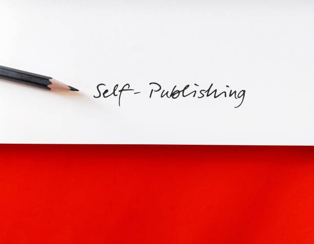 istock Pencil one white paper with text SELF-PUBLISHING on copy space orange background, act of writer publish piece of creative work book media independently at own expense, without the use of traditional publishing house 1707237113