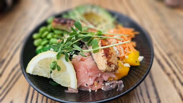 istock Teriyaki salmon poke bowl 1707253858