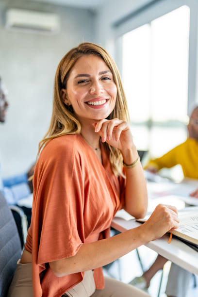 istock Female designer having a meeting with her team in an office 1707285686