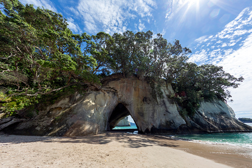 Cathedral Cove in Coromandel, New Zealand