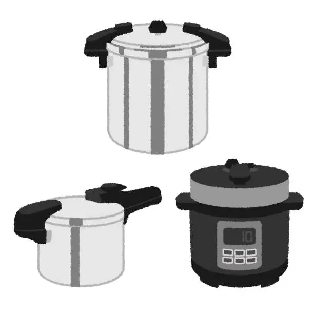 Vector illustration of Pressure cooker