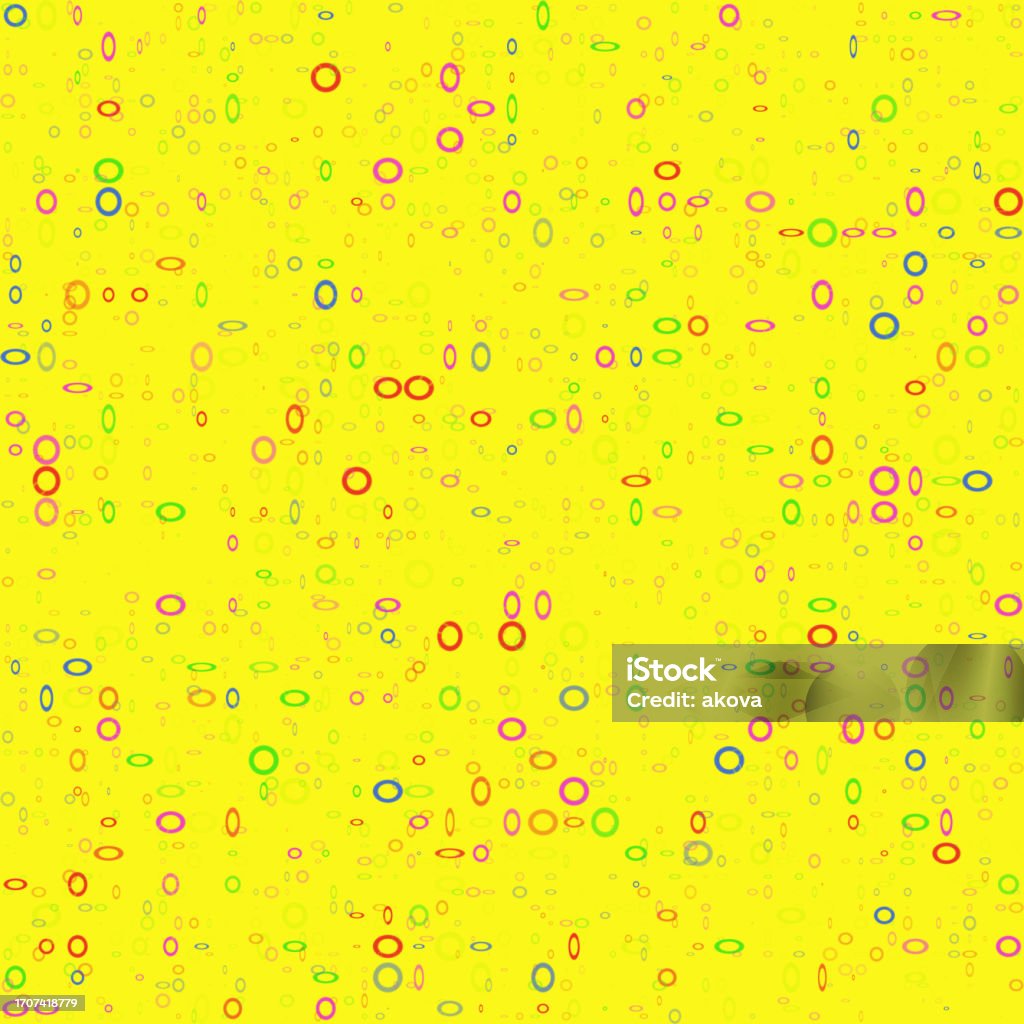 Colored Raster Raster Illustration Seamless Background From Multicolored Rings On A ...