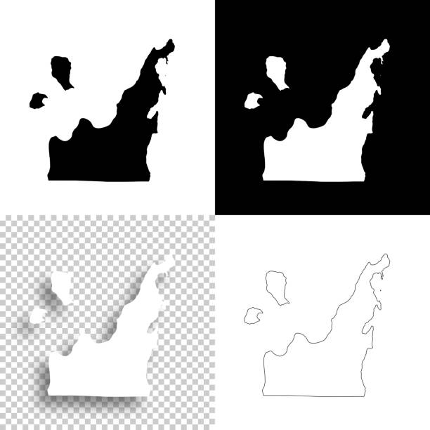 ミシガン州リーラノー郡。設計用のマップ。空白、白、黒の背景 - leelanau county点のイラスト素材／クリップアート素材／マンガ素材／アイコン素材