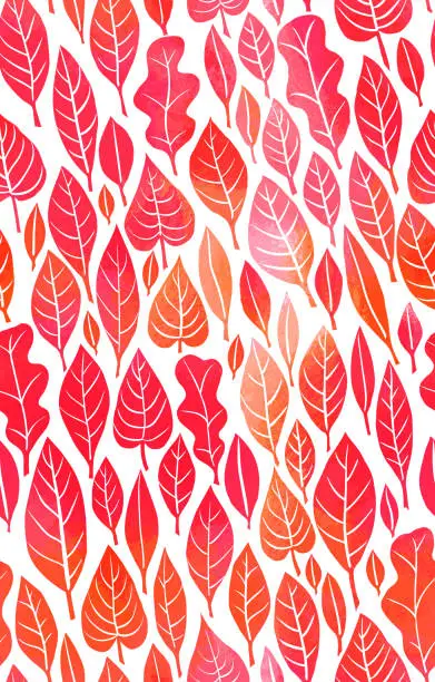 Vector illustration of Floral pattern. Background with plants. Wallpaper.