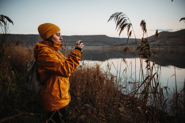 istock Friends hiking in a forest in autumn 1707466630