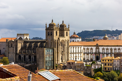 Porto, Portugal A view of the Porto Cathedral.