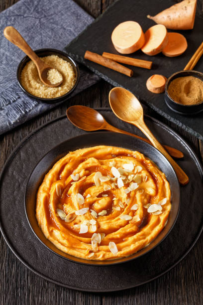 istock vanilla whipped sweet potatoes with maple syrup 1707494733