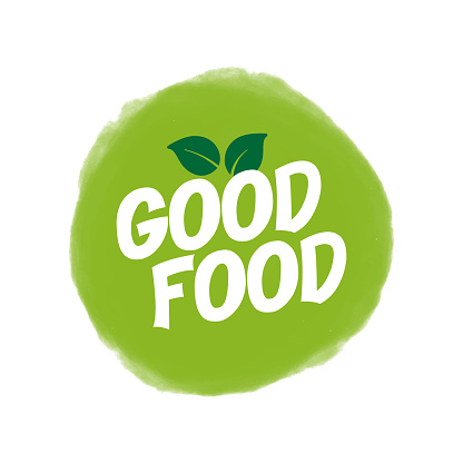 Good Food Badge Design. Organic Product, Healthy Lifestyle