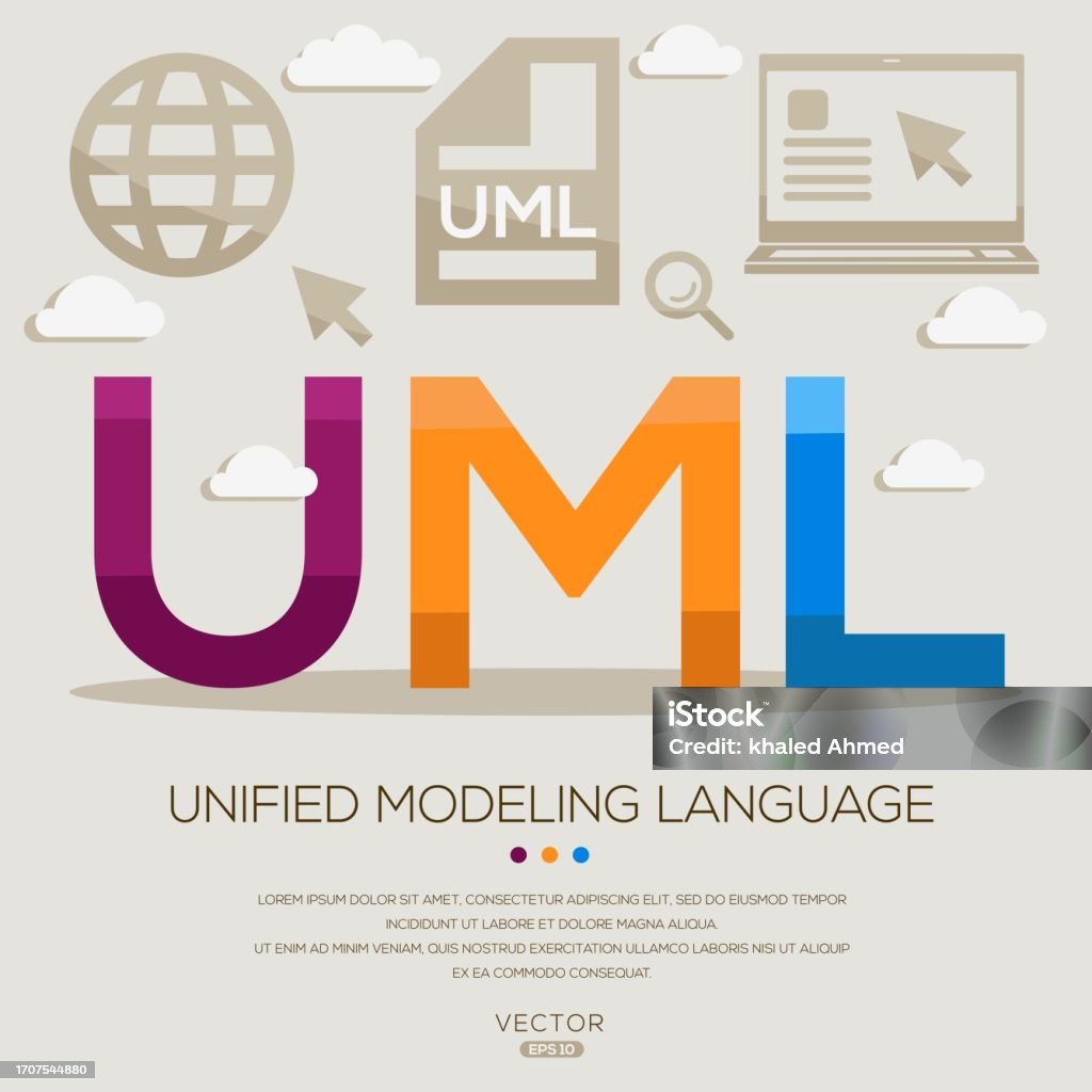 Unified Model Icon Uml Unified Modeling Language Stock Illustration - Download Image Now ...