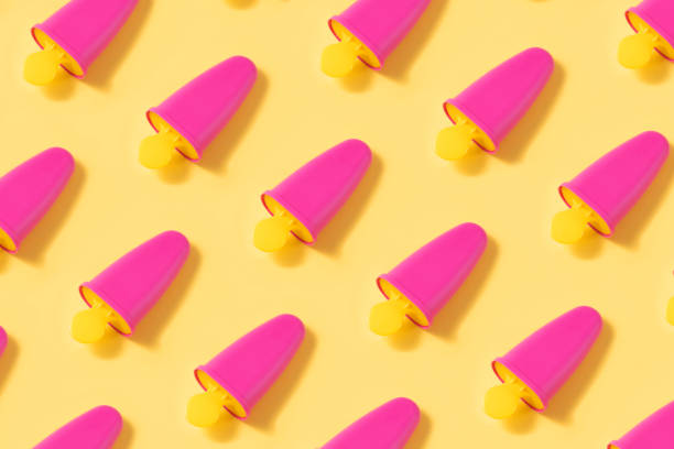 istock Ice Cream Cones on Yellow Background 1707814987