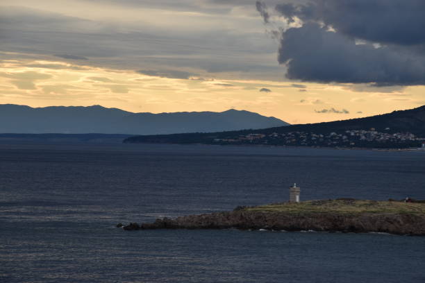 Lighthouse in Klenovica, Croatia