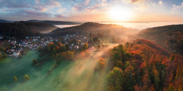 istock Majestic sunrise over gorgeous landscape 1707834577