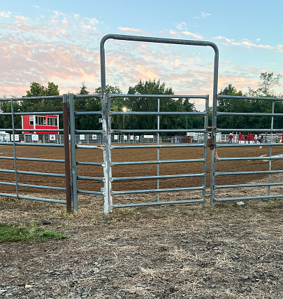 Arena at a small town rodeo