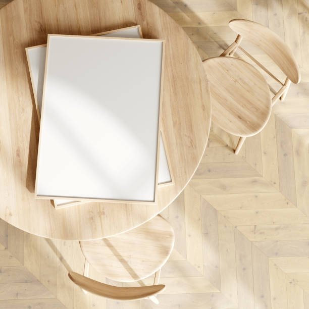 istock Frame mockup in modern interior, poster mockup 1707868544
